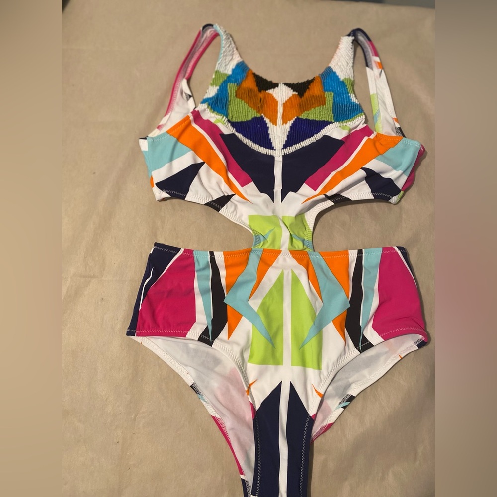 One piece Colorful Swimsuit